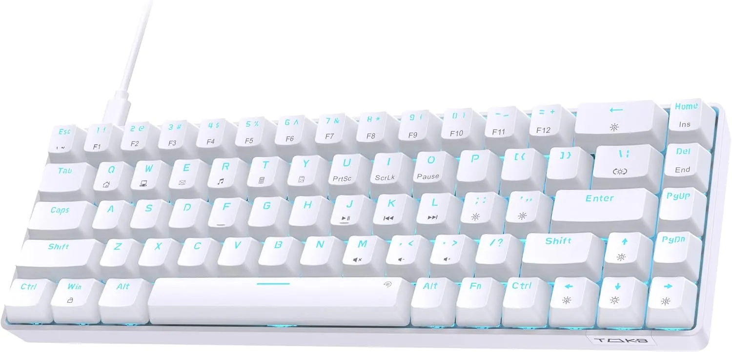 Teclado mecánico retroiluminado (ideal gaming o oficina)